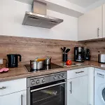 Maisonette Kapteins Lounge By Seeblick Ferien Oro, Rundum Wasser, 6pers, Sauna, Kamin דירה אולפניץ