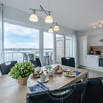 Maisonette Kapteins Lounge By Seeblick Ferien Oro, Rundum Wasser, 6pers, Sauna, Kamin * אולפניץ