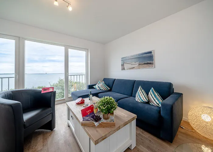 Lejlighed Maisonette Kapteins Lounge By Seeblick Ferien Oro, Rundum Wasser, 6pers, Sauna, Kamin *